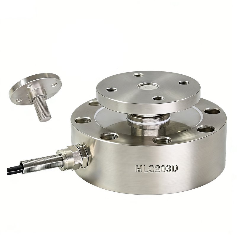 MLC203D Flange Type Pressure & Force Sensor 50t for Force Measuring Machines, Hydraulic Presses and Testing Machines