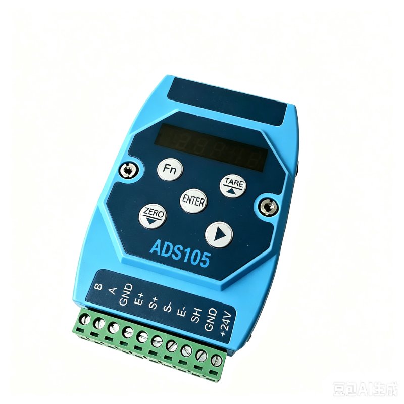 ADS105 2-Channel Digital Weighing Module Touch Button Display RS485/RS232 DIN Rail