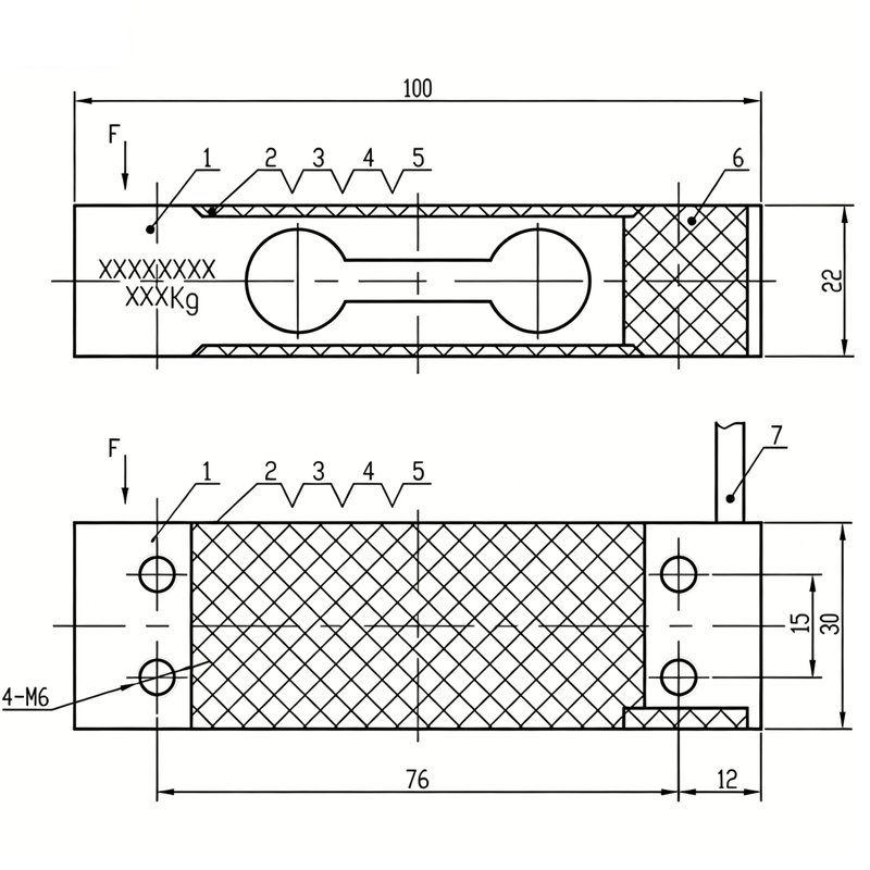 MLC602A - High-precision Platform Scale Load Cell MLC602A - High-precision Platform Scale Load Cell