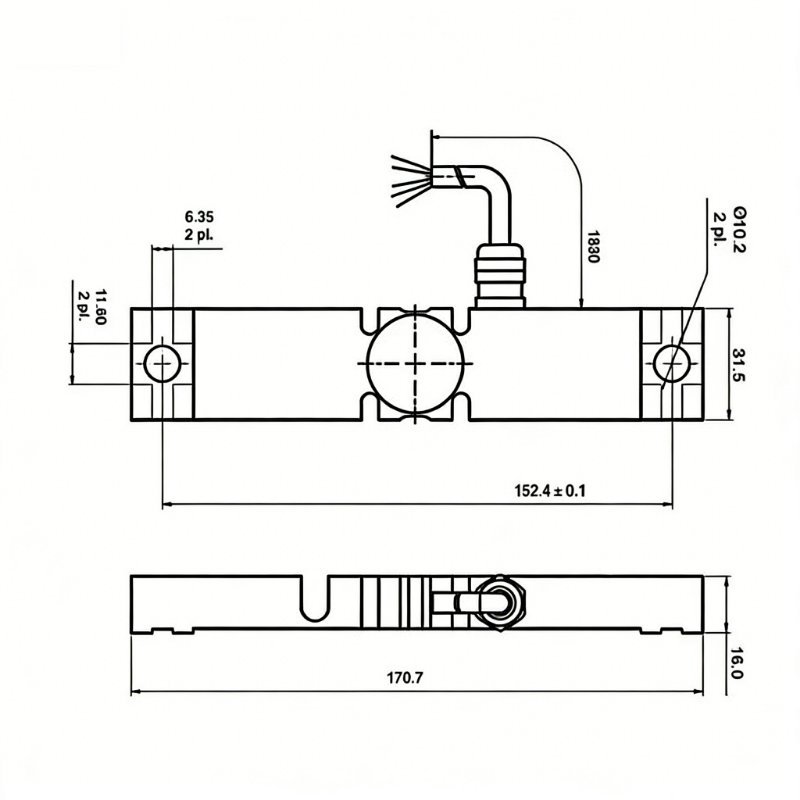 MLC143 Onboard Weighing Load Cell MLC143 Onboard Weighing Load Cell