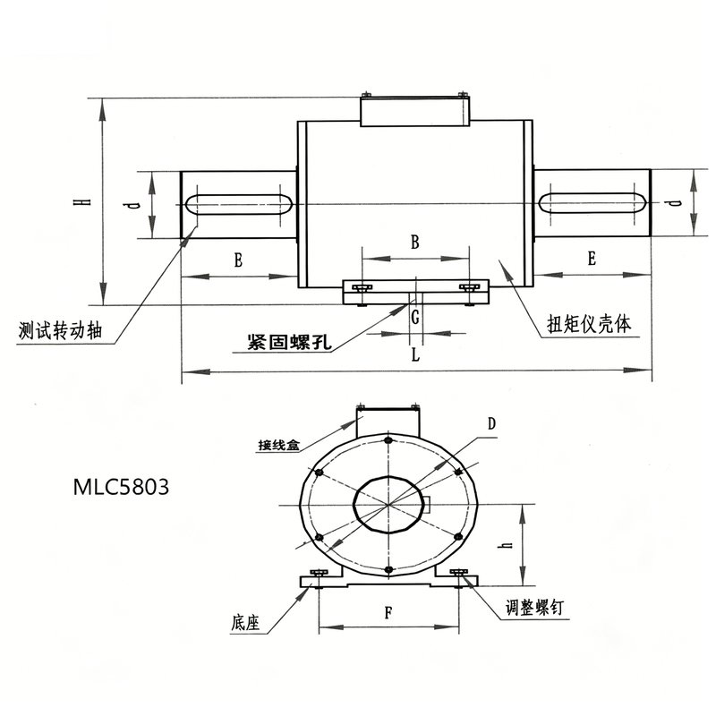 MLC5803 Motor High Speed Torque and Speed Sensor MLC5803 Motor High Speed Torque and Speed Sensor