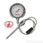 MPT124-221 High temperature melt pressure pointer gauge-MANYYEAR TECHNOLOGY